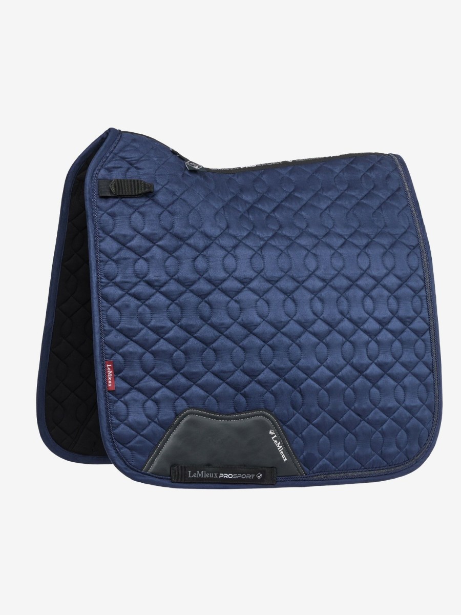 Saddle Pads LeMieux | Crystal Suede Dressage Pad Navy