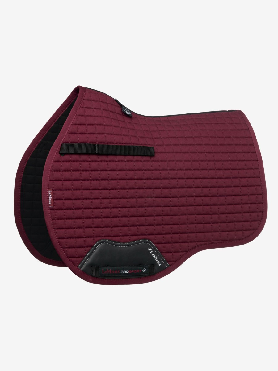 Saddle Pads LeMieux | Cotton Gp Square Burgundy