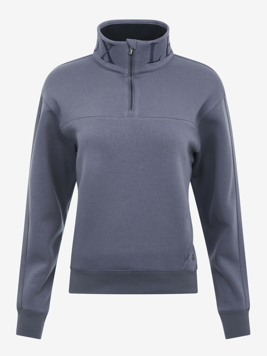 Clothing LeMieux Hoodies & Jumpers | Kali Quarter Zip Sweat Jay Blue