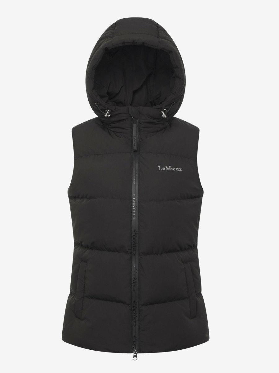 Clothing LeMieux Coats & Jackets | Kenza Puffer Gilet Black