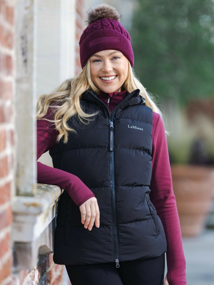 Clothing LeMieux Coats & Jackets | Kenza Puffer Gilet Black