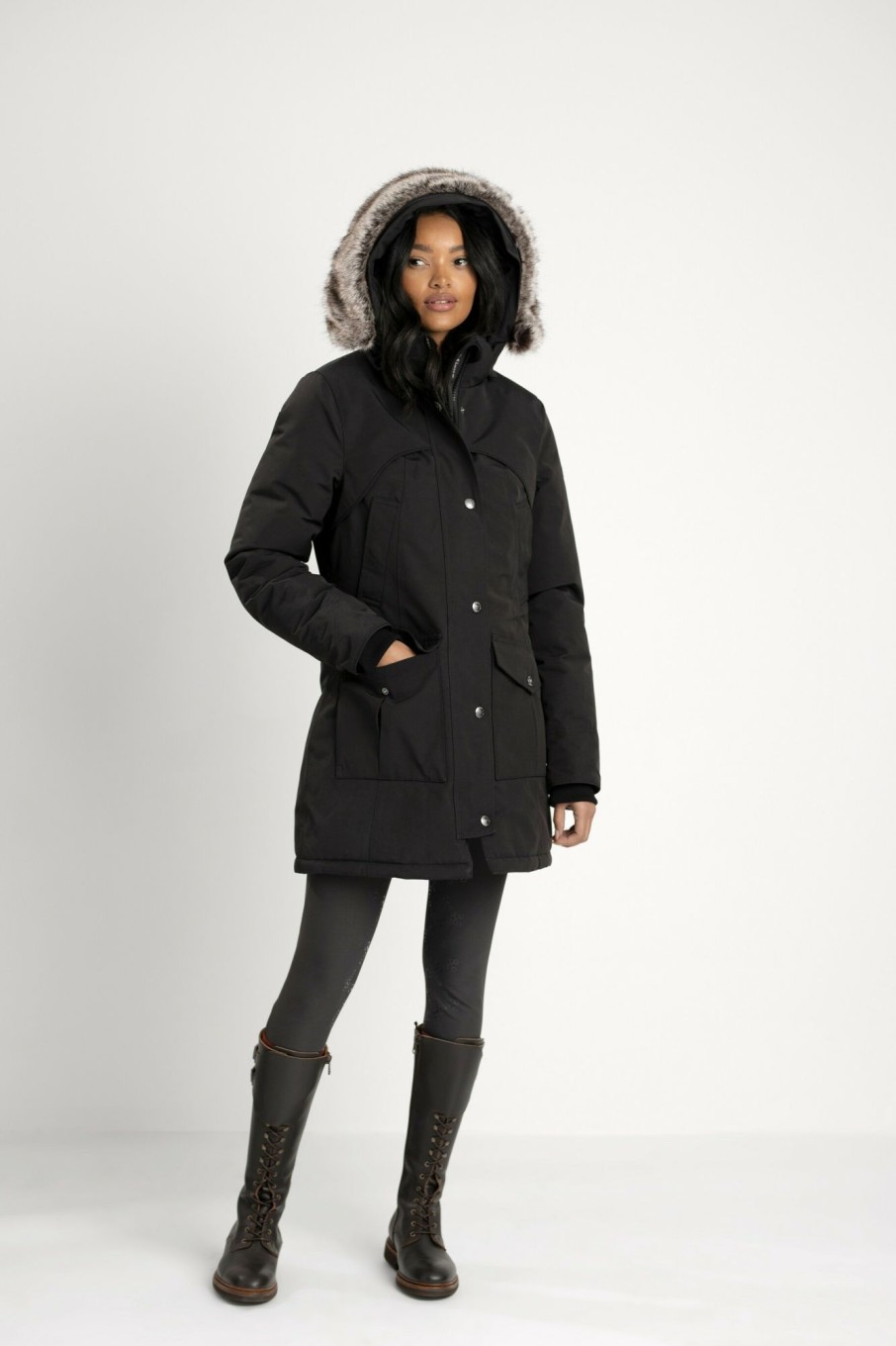 Clothing LeMieux Coats & Jackets | Storm Coat Black