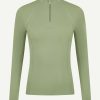 Clothing LeMieux Base Layers | Mia Mesh Long Sleeve Base Layer Thyme