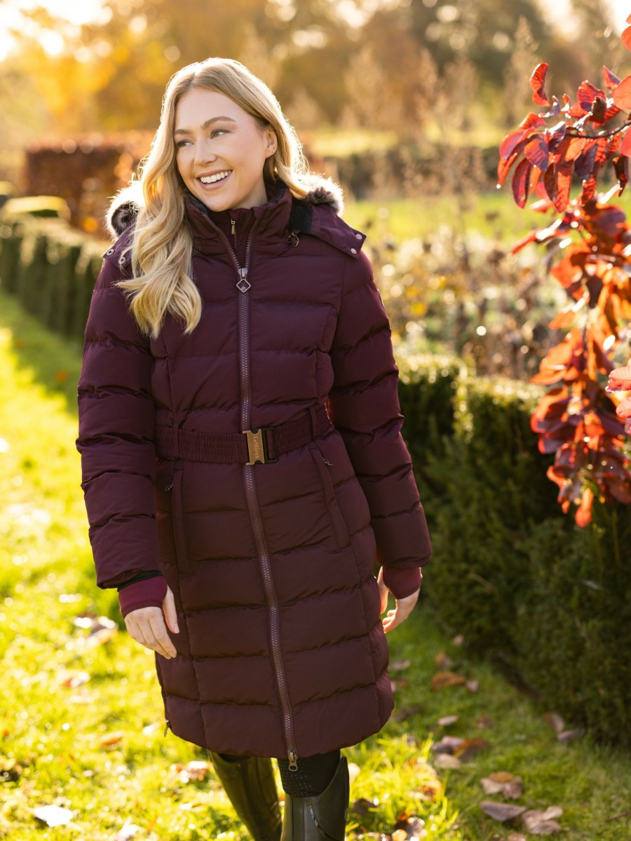 Clothing LeMieux Coats & Jackets | Gina Three Quarter Coat Port