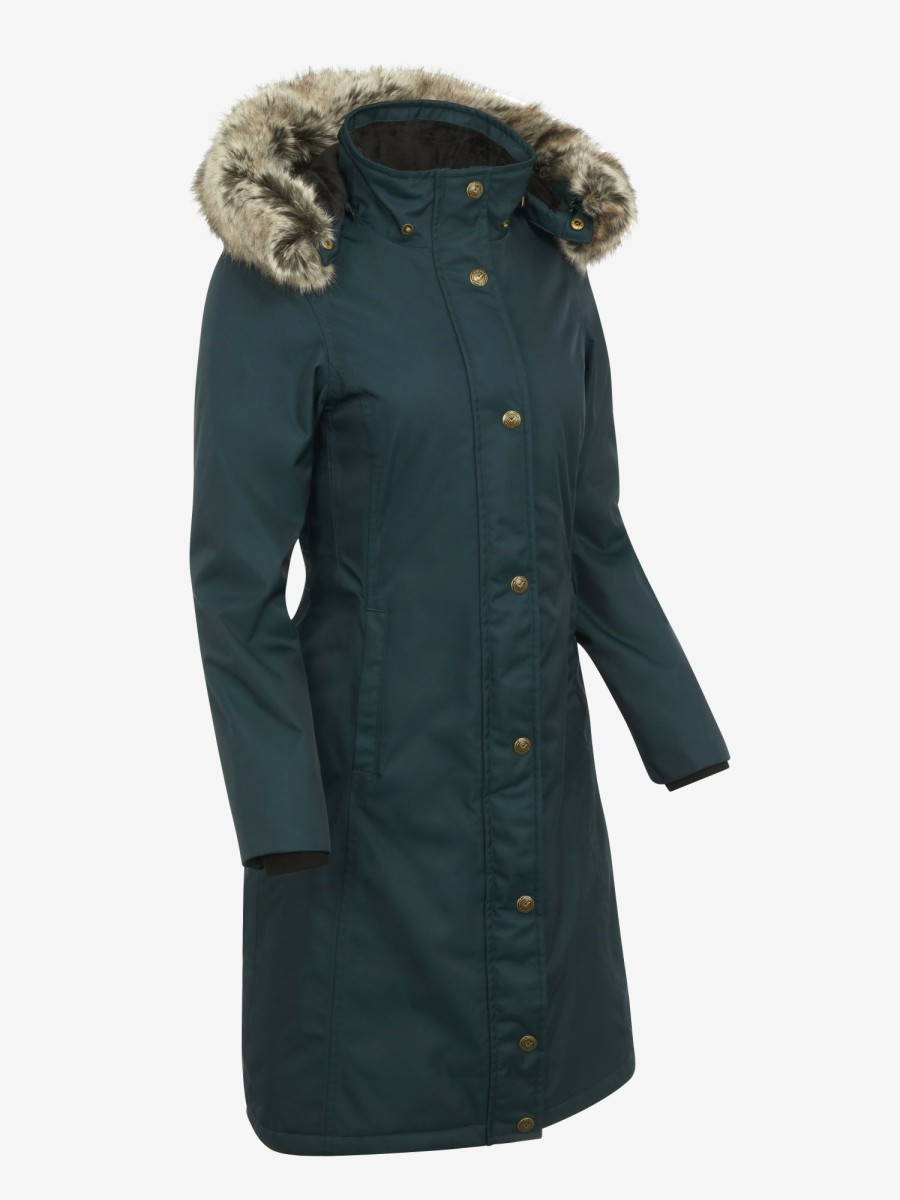 Clothing LeMieux Coats & Jackets | Loire Waterproof Riding Coat Spruce