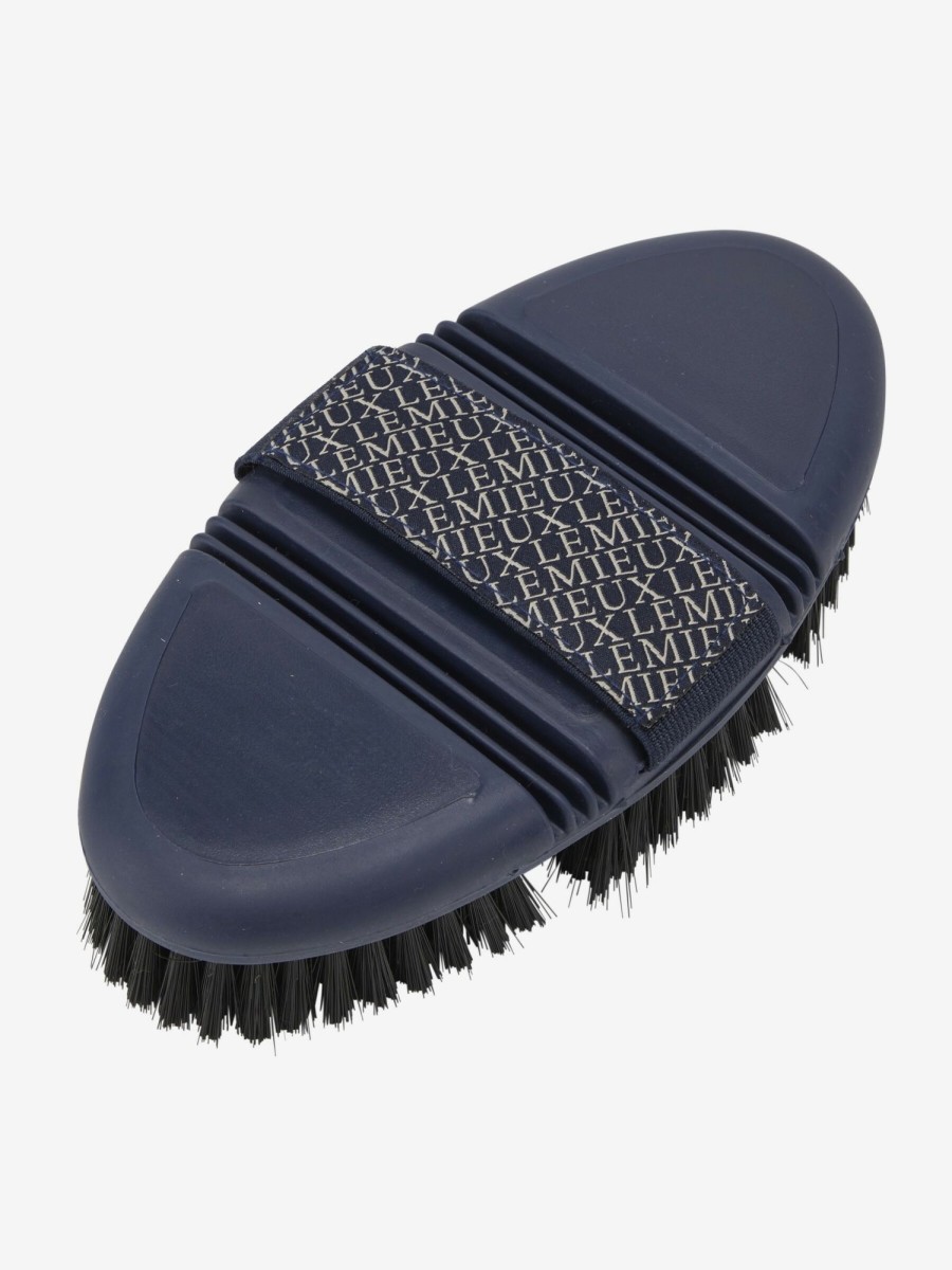 Horse LeMieux Brushes | Flexi Soft Body Brush Navy One Size