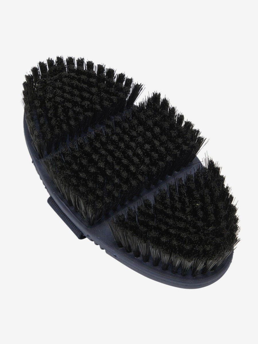 Horse LeMieux Brushes | Flexi Soft Body Brush Navy One Size