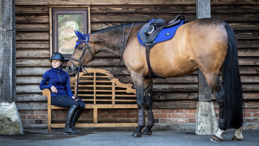 Saddle Pads LeMieux | Loire Memory Close Contact Square Ink Blue