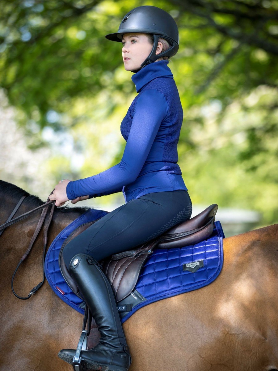 Saddle Pads LeMieux | Loire Memory Close Contact Square Ink Blue