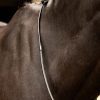 Horse LeMieux Reins | Rubber Half Lined Reins Black/Silver