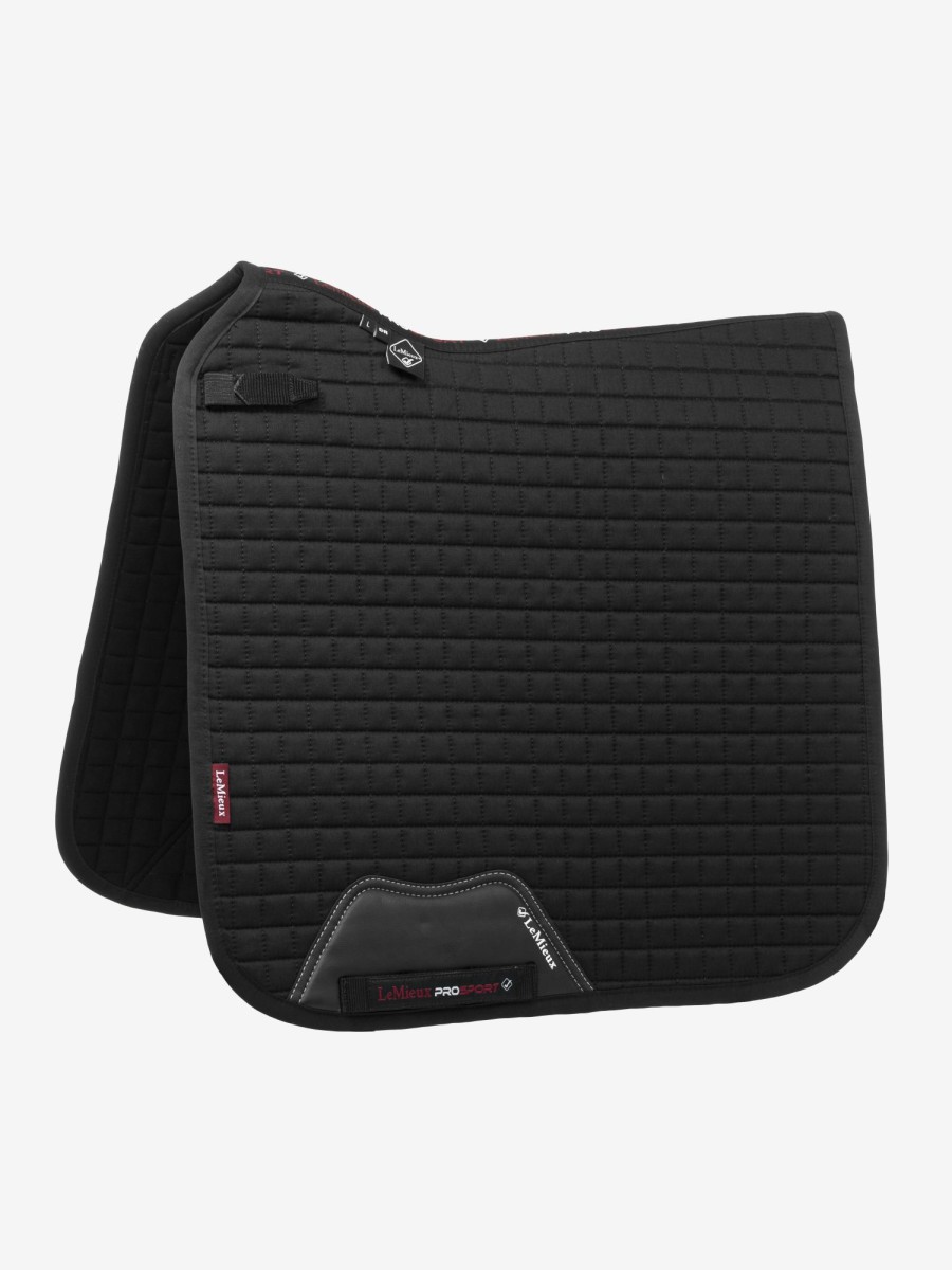 Saddle Pads LeMieux | Cotton Dressage Square Black