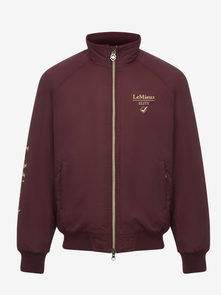 Clothing LeMieux Coats & Jackets | Young Rider Elite Team Jacket Burgundy