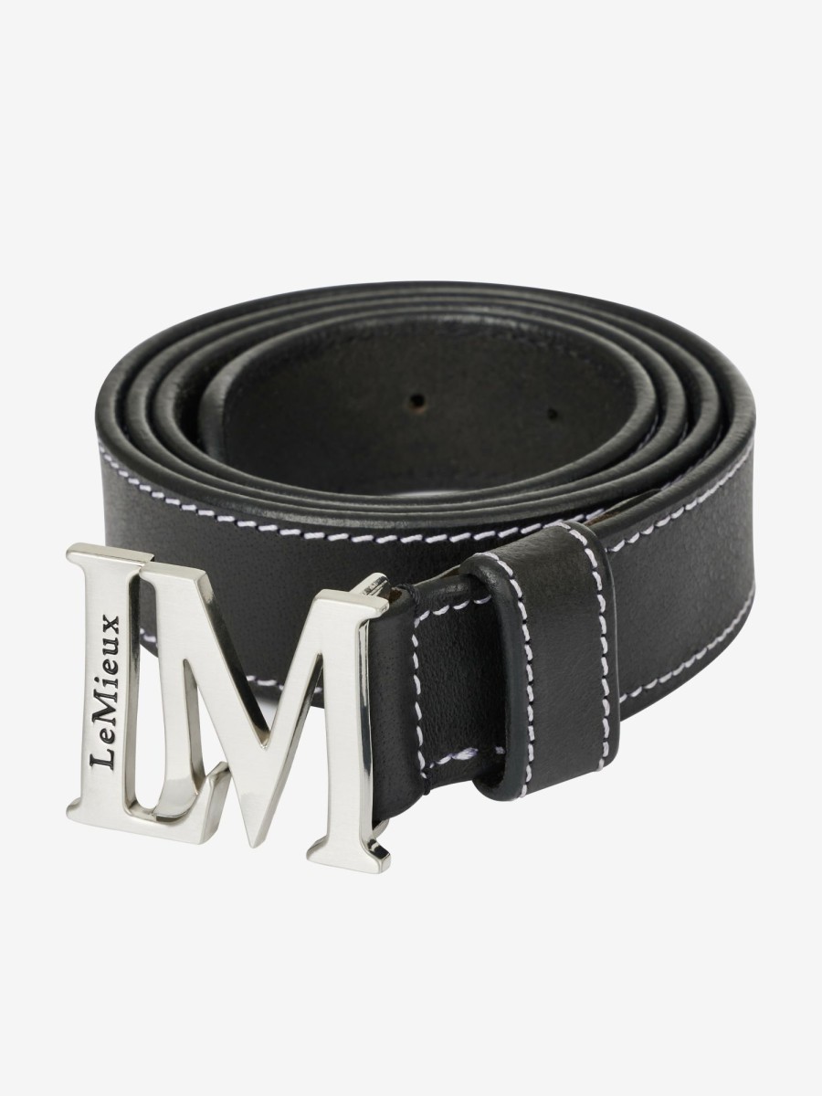 Clothing LeMieux Competition Wear | Monogram Belt Black