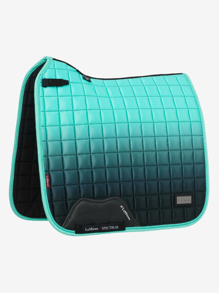 Saddle Pads LeMieux | Spectrum Dressage Square Azure