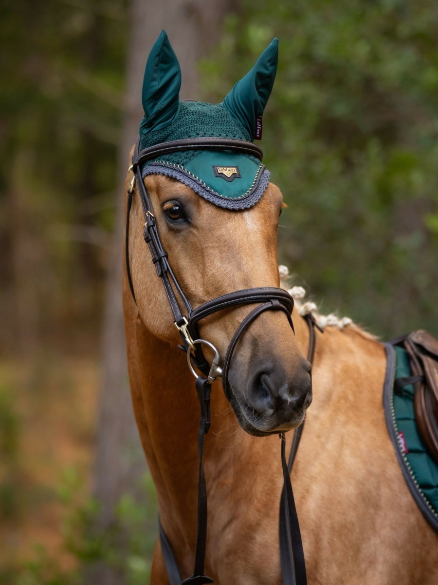 Horse LeMieux Loire Fly Hoods | Loire Fly Hood Spruce