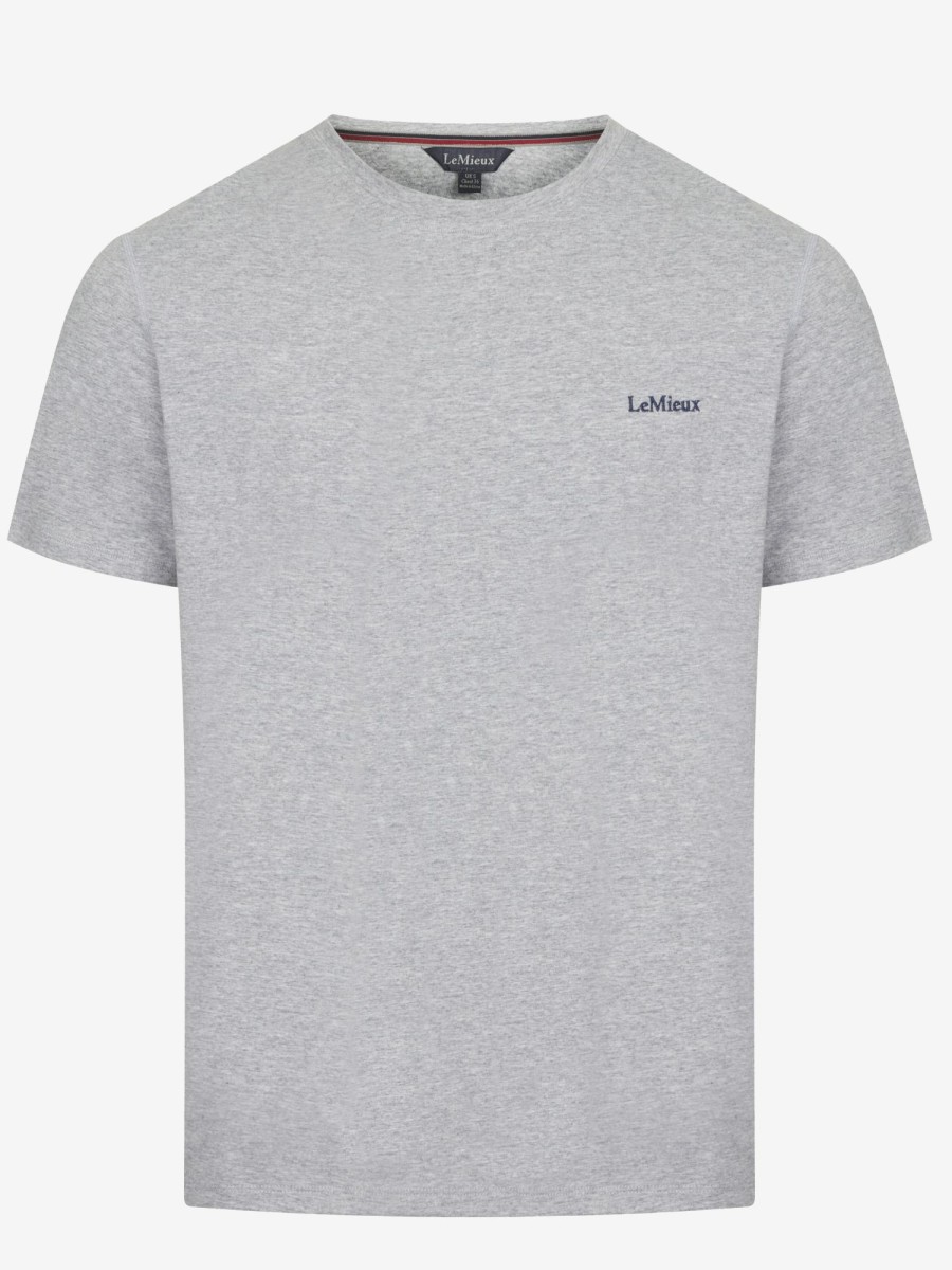 Clothing LeMieux Shirts & Tops | Mens Elite T-Shirt Grey