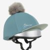 Clothing LeMieux Hat Silks | Pom Hat Silk Sage One Size