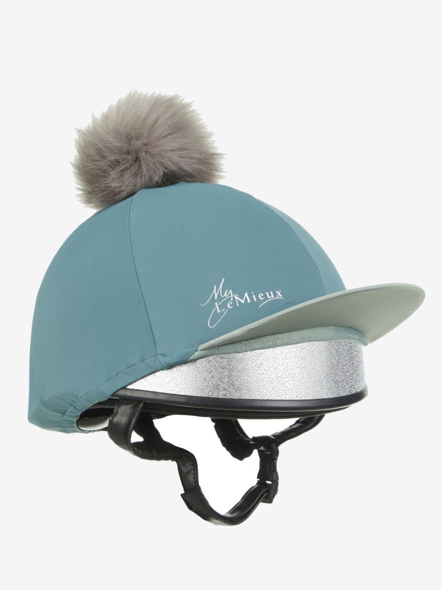 Clothing LeMieux Hat Silks | Pom Hat Silk Sage One Size