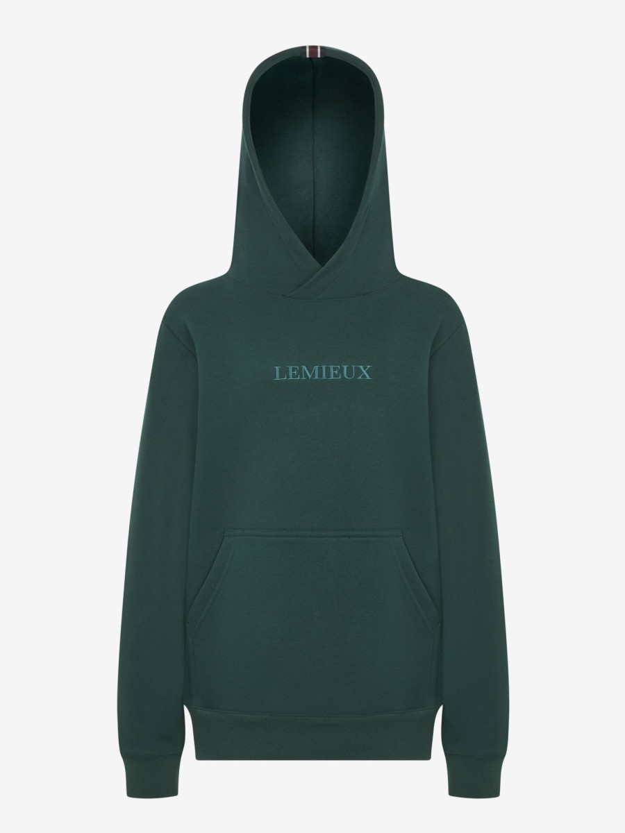 Clothing LeMieux Hoodies & Jumpers | Lemieux Young Rider Boys Hoodie Spruce