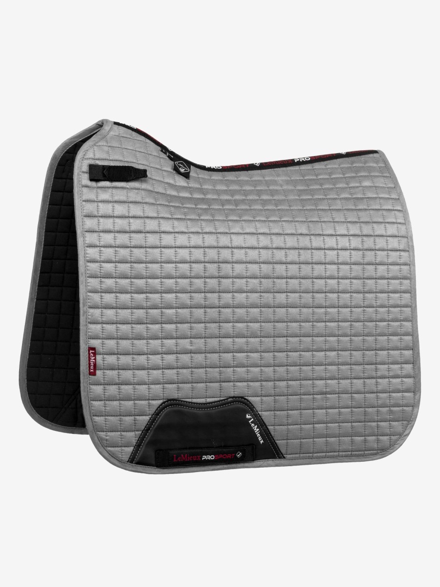 Saddle Pads LeMieux | Suede Dressage Square Grey