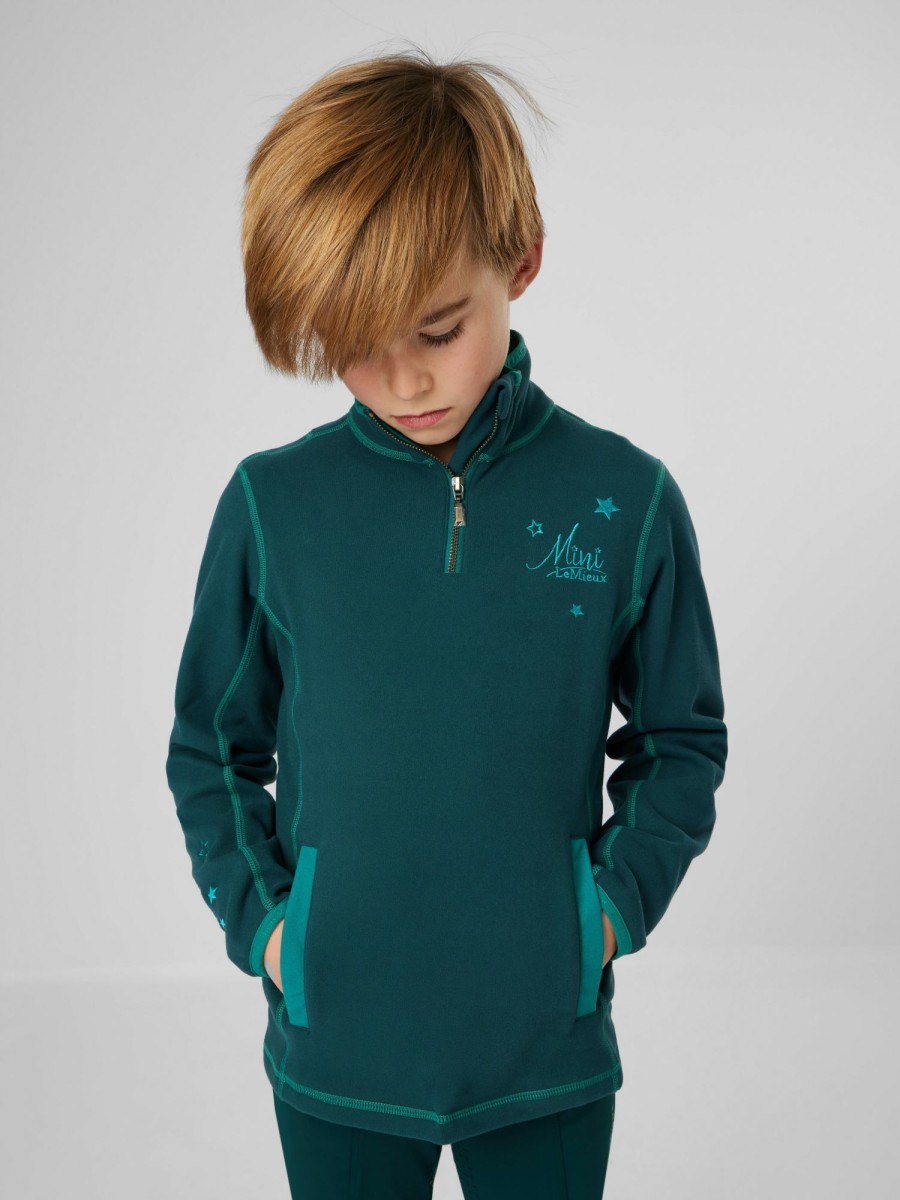 Clothing LeMieux Hoodies & Jumpers | Mini Mari Micro Fleece Spruce