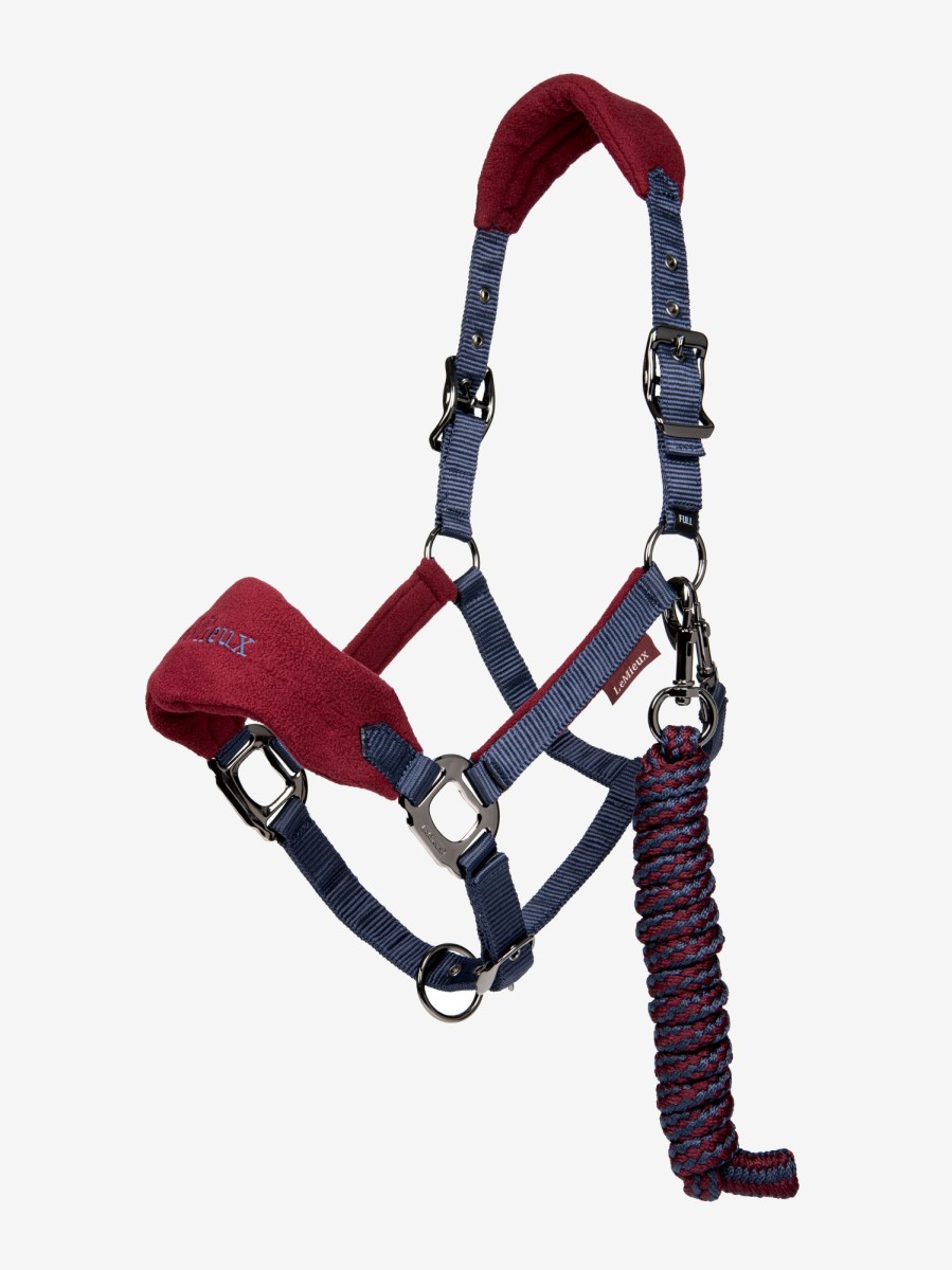 Horse LeMieux Vogue Headcollars | Vogue Headcollar & Leadrope Burgundy