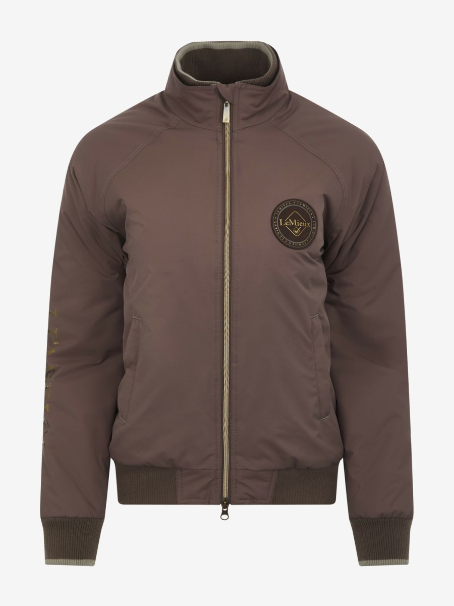 Clothing LeMieux Coats & Jackets | Elite Crew Jacket Walnut