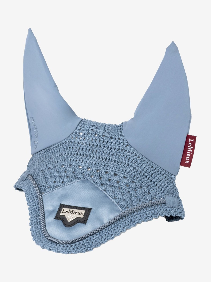 Horse LeMieux Loire Fly Hoods | Loire Fly Hood Ice Blue