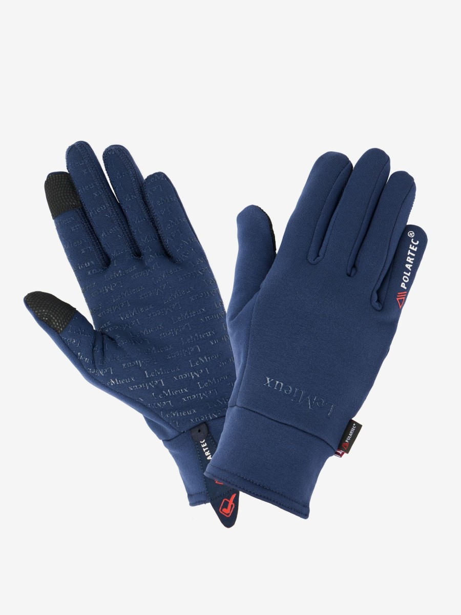 Clothing LeMieux Gloves | Polartec Glove Navy