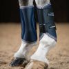 Horse LeMieux Support Boots | Carbon Mesh Wrap Boots Navy