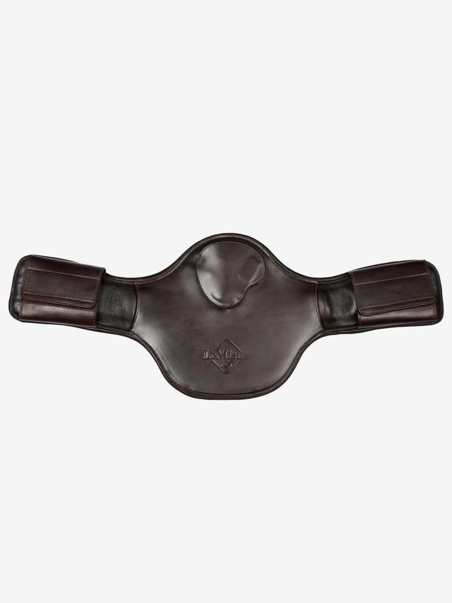 Horse LeMieux Girths | Gel-Tek Anatomic Short Stud Girth With Magnet Brown