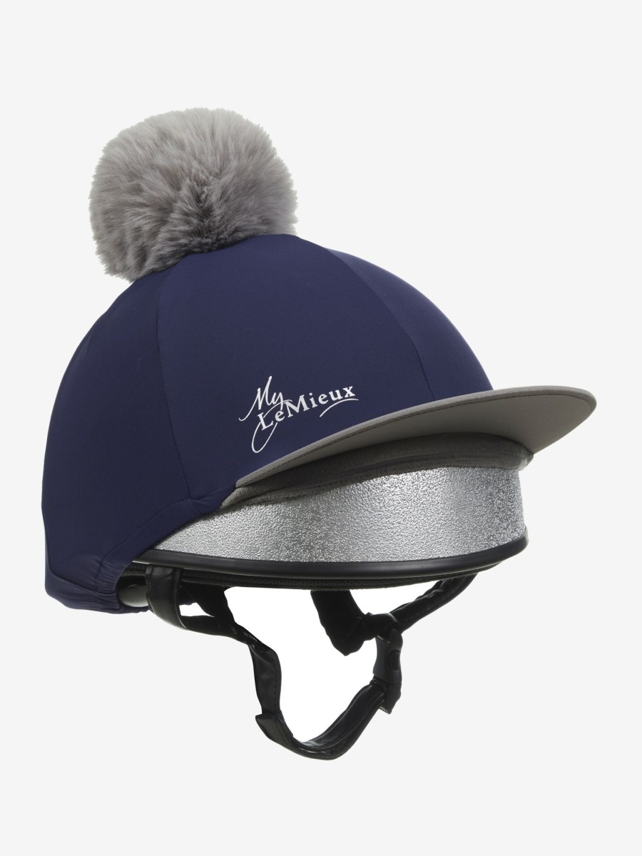 Clothing LeMieux Hat Silks | Pom Hat Silk Navy One Size