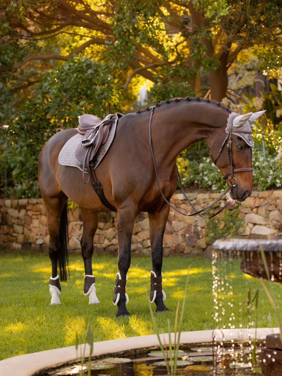 Saddle Pads LeMieux | Cotton Close Contact Square Grey