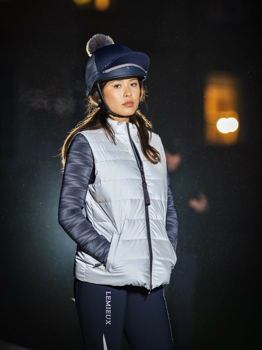 Clothing LeMieux Coats & Jackets | Lucille Reversible Reflective Gilet Navy