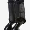 Horse LeMieux Brushing Boots | Fleece Lined Brushing Boots Black