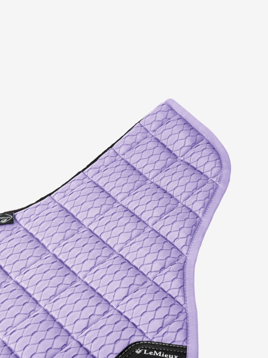 Saddle Pads LeMieux | Carbon Mesh Close Contact Half Square Wisteria Large