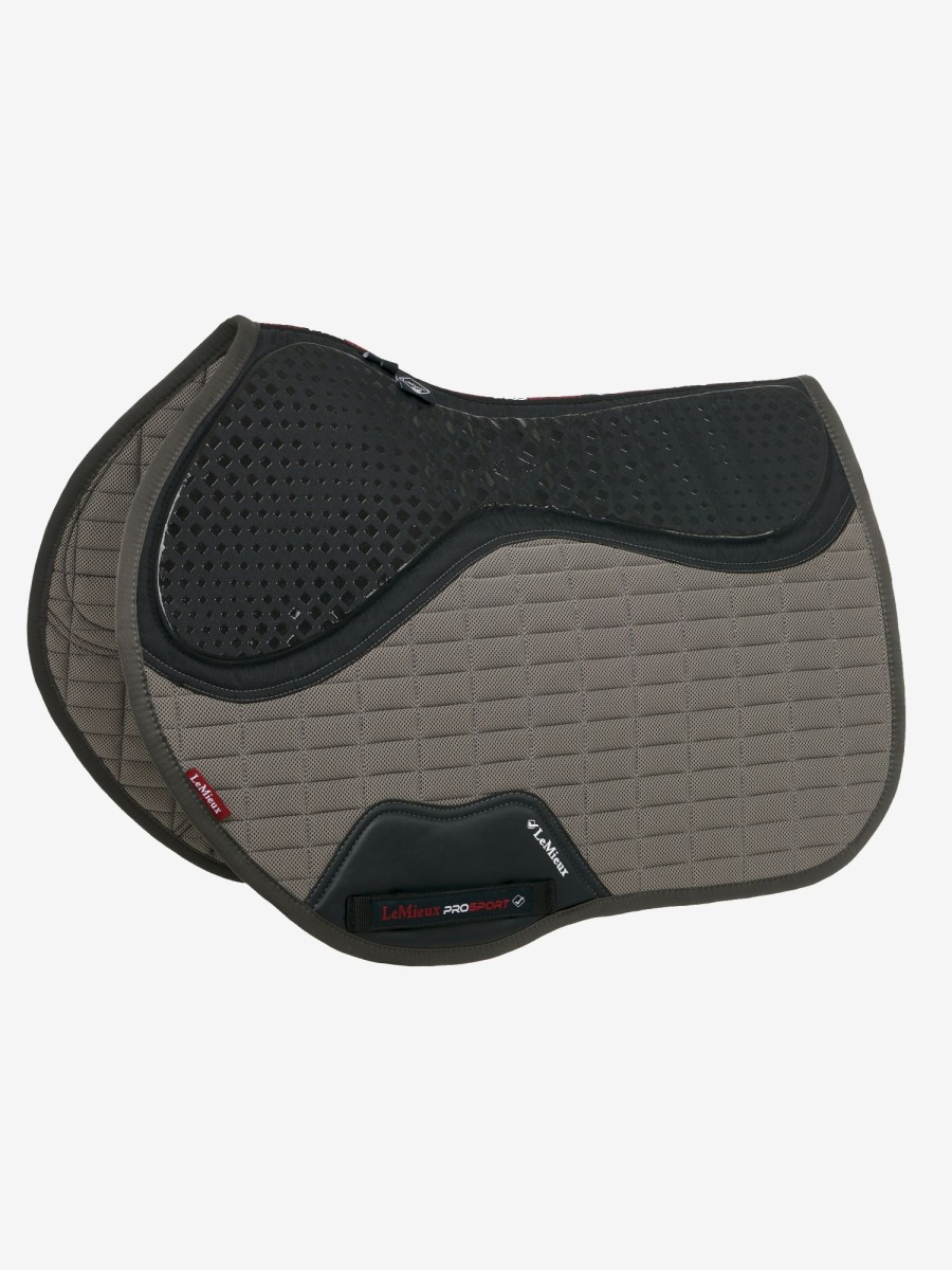 Saddle Pads LeMieux | Le Cool Grip Eurojump Pad Grey One Size