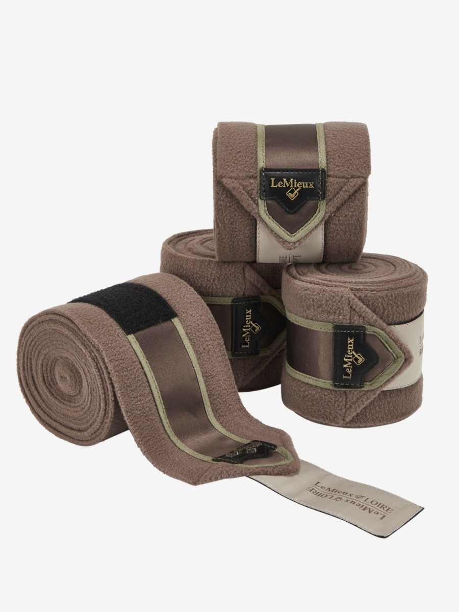 Horse LeMieux Loire Polo Bandages | Loire Polo Bandages Walnut