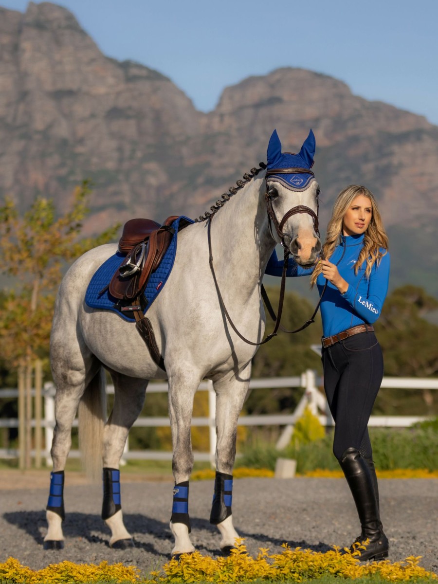 Saddle Pads LeMieux | Cotton Close Contact Square Benetton Blue