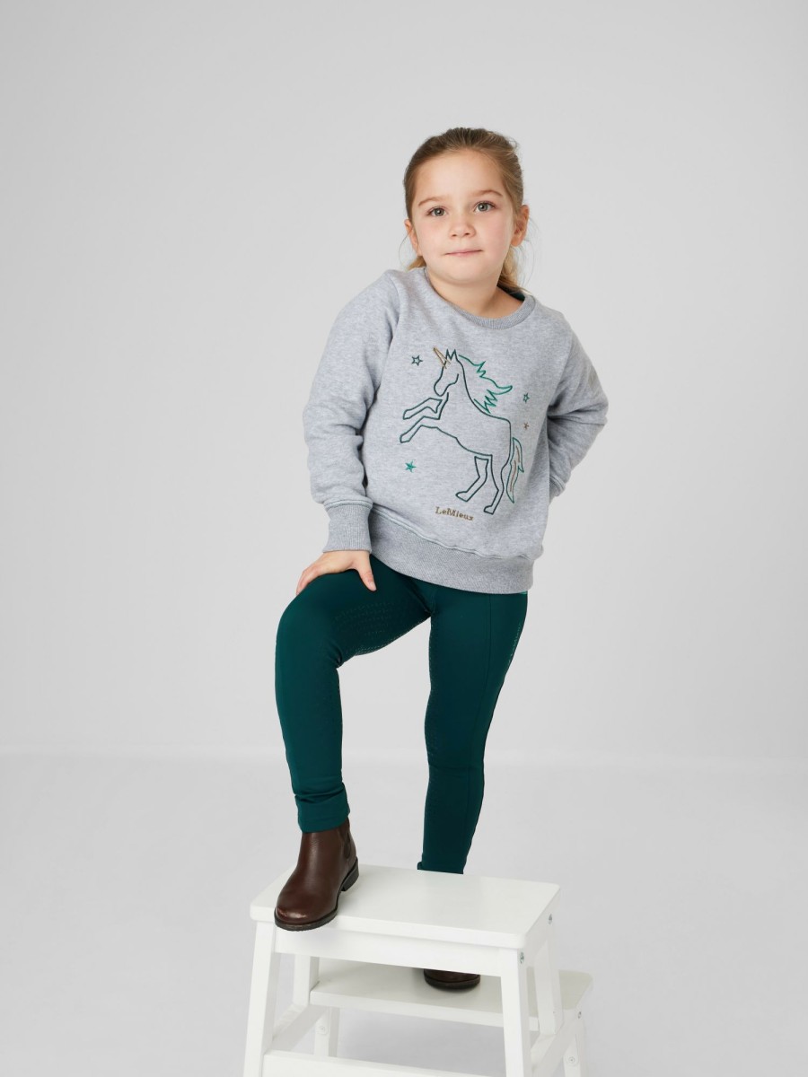 Clothing LeMieux Hoodies & Jumpers | Mini Camilla Crew Grey