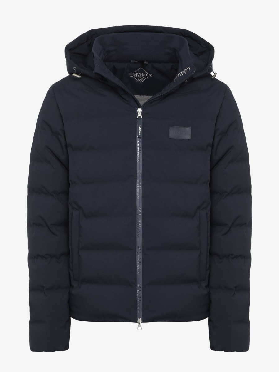 Clothing LeMieux Coats & Jackets | Mens Elite Waterproof Puffer Jacket Navy