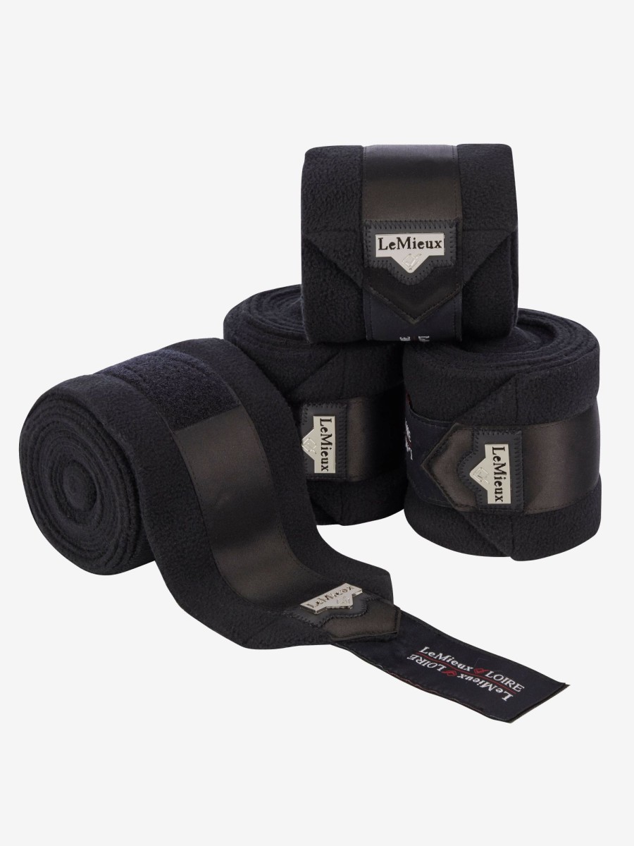 Horse LeMieux Loire Polo Bandages | Loire Polo Bandages Black