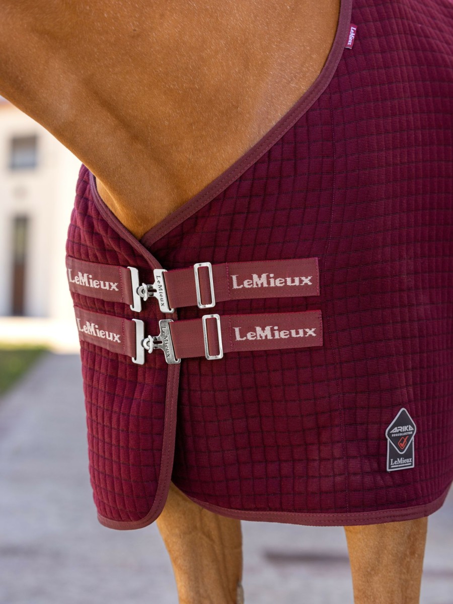 Horse LeMieux Fleeces & Sheets | Arika Clima-Tek Rug Burgundy