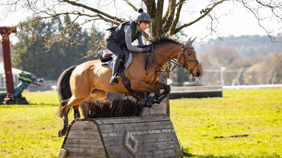 Saddle Pads LeMieux | Carbon Mesh Close Contact Half Square Grey Large