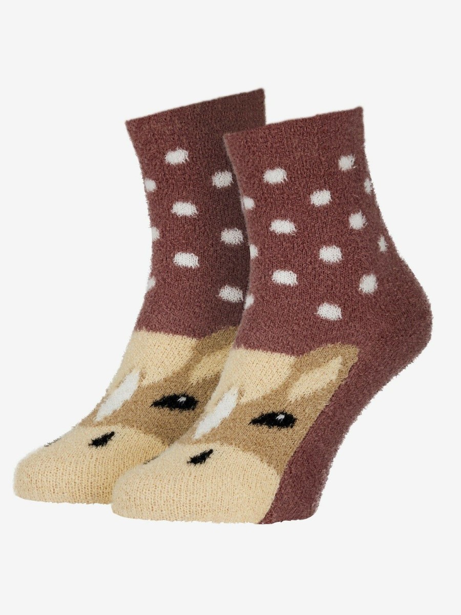 Clothing LeMieux Socks | Mini Fluffy Character Socks Orchid