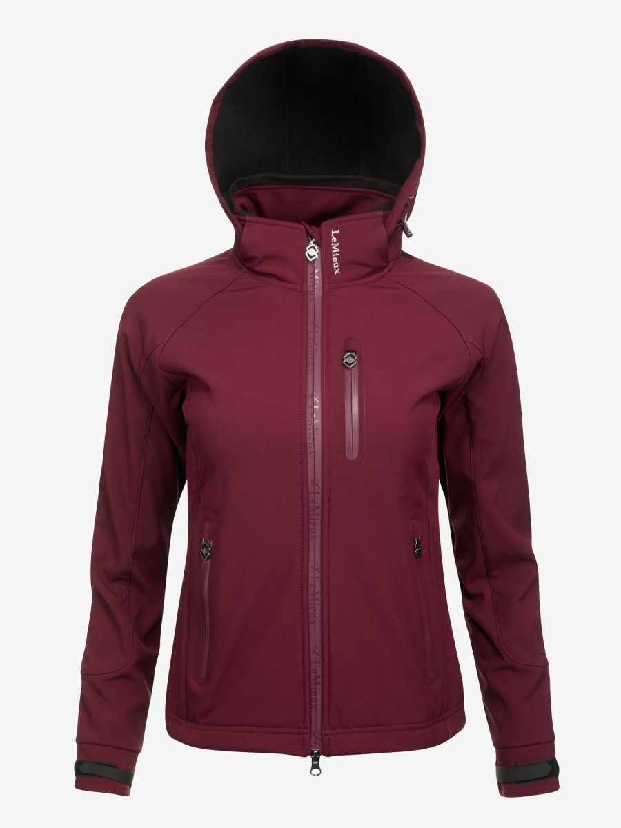 Clothing LeMieux Coats & Jackets | Elite Soft Shell Jacket Burgundy