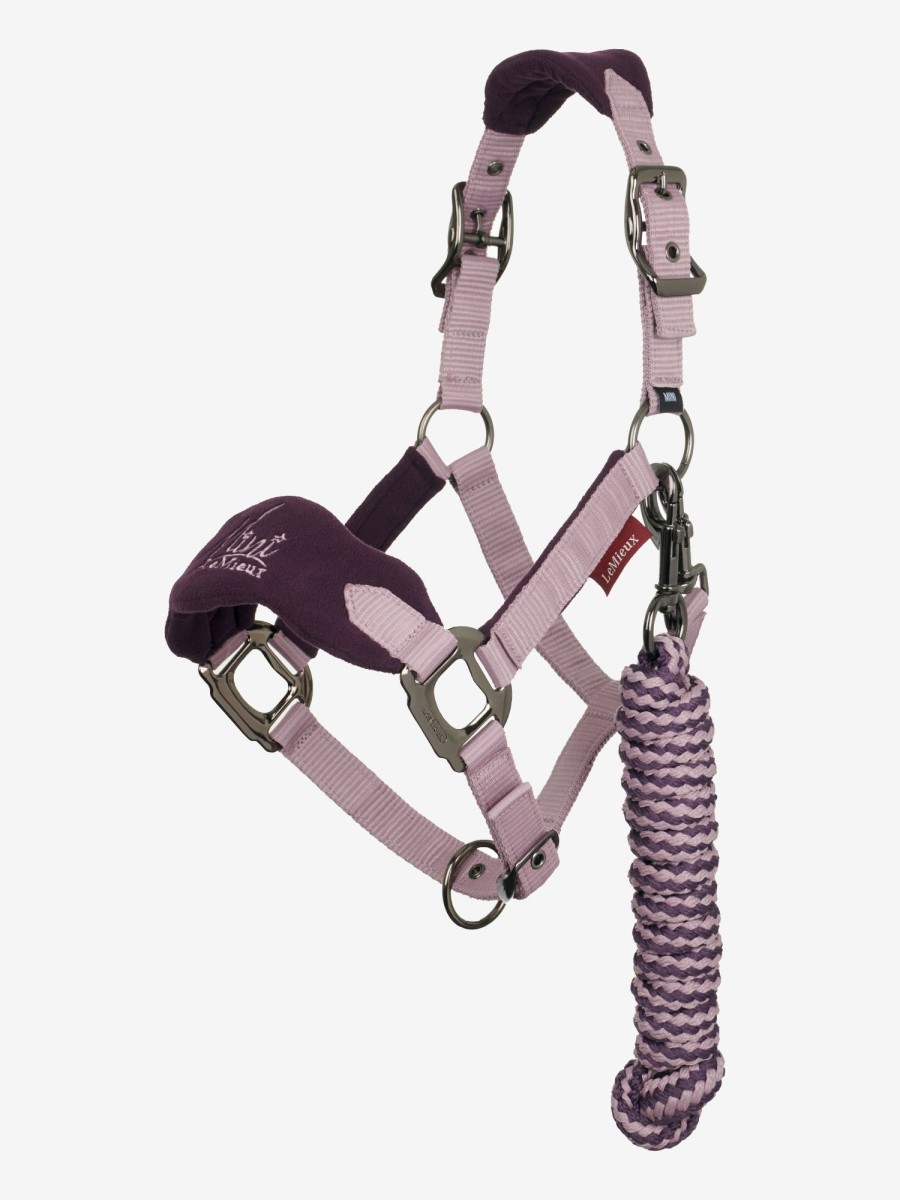 Horse LeMieux Vogue Headcollars | Mini Vogue Headcollar & Leadrope Fig Mini