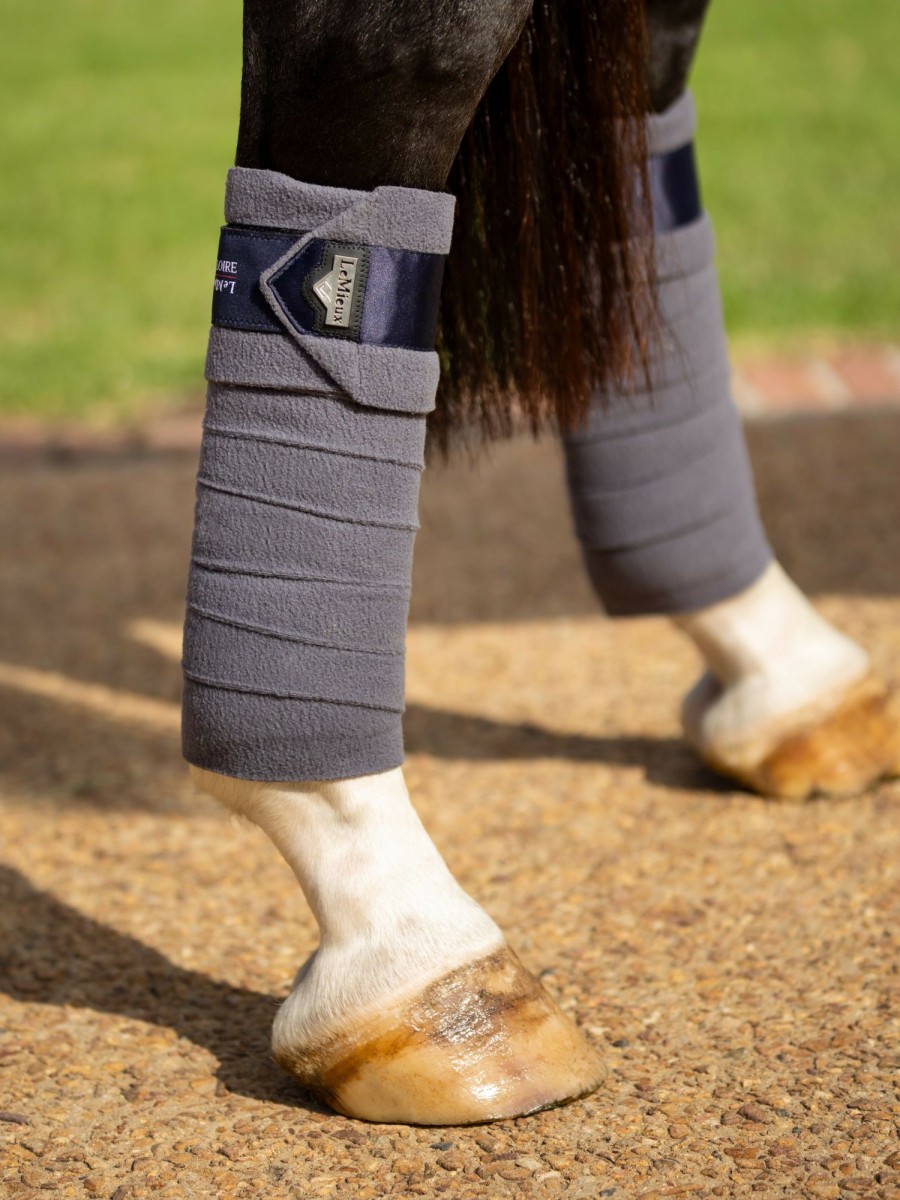 Horse LeMieux Loire Polo Bandages | Loire Polo Bandages Twilight Grey