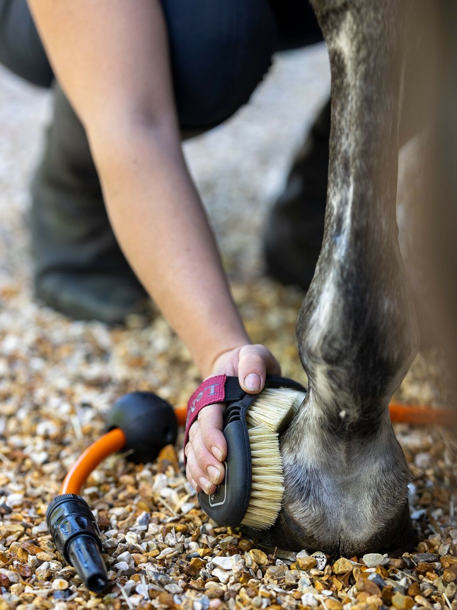 Horse LeMieux Brushes | Flexi Scrubbing Brush Black One Size