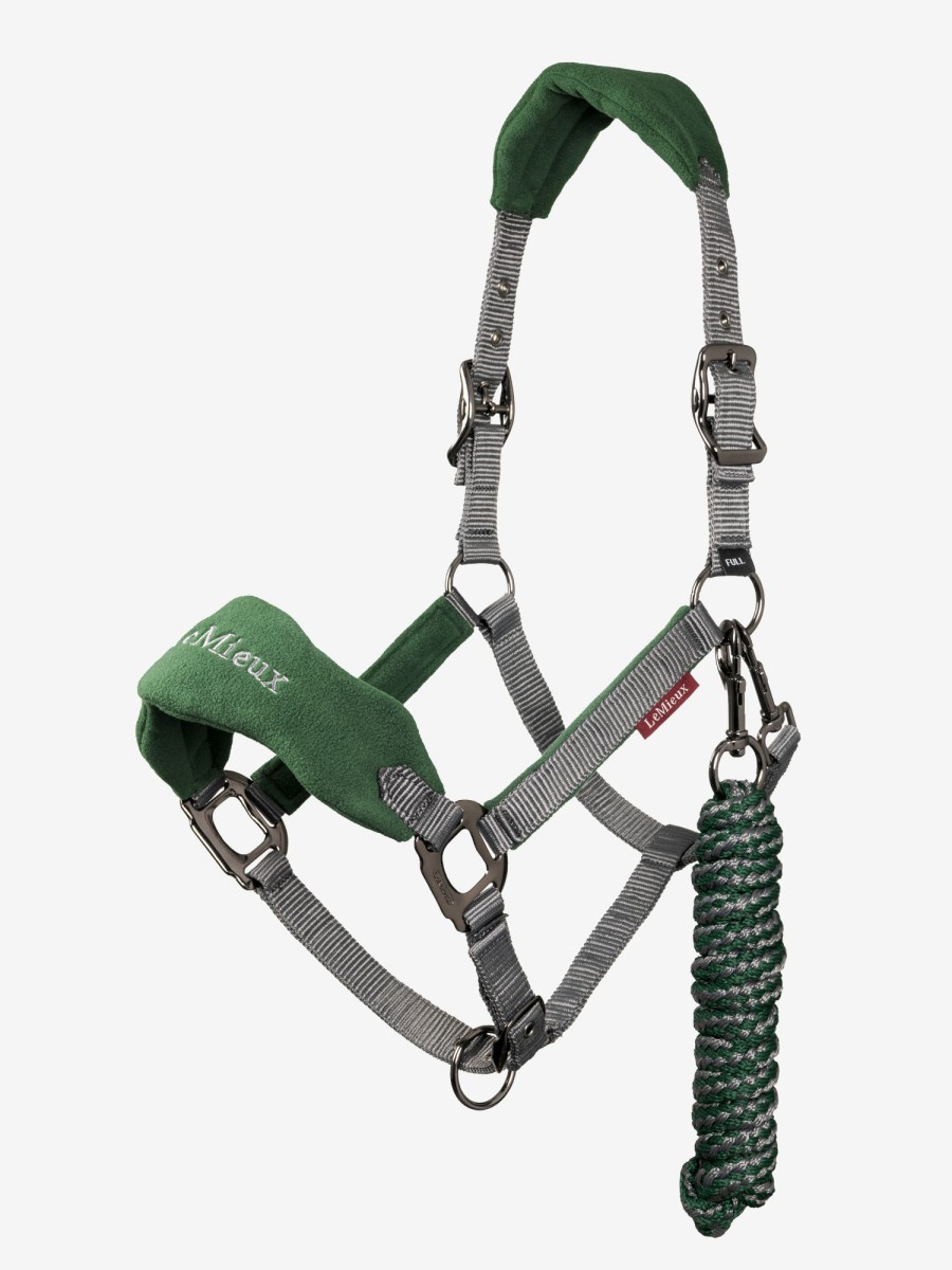 Horse LeMieux Vogue Headcollars | Vogue Headcollar & Leadrope Hunter Green